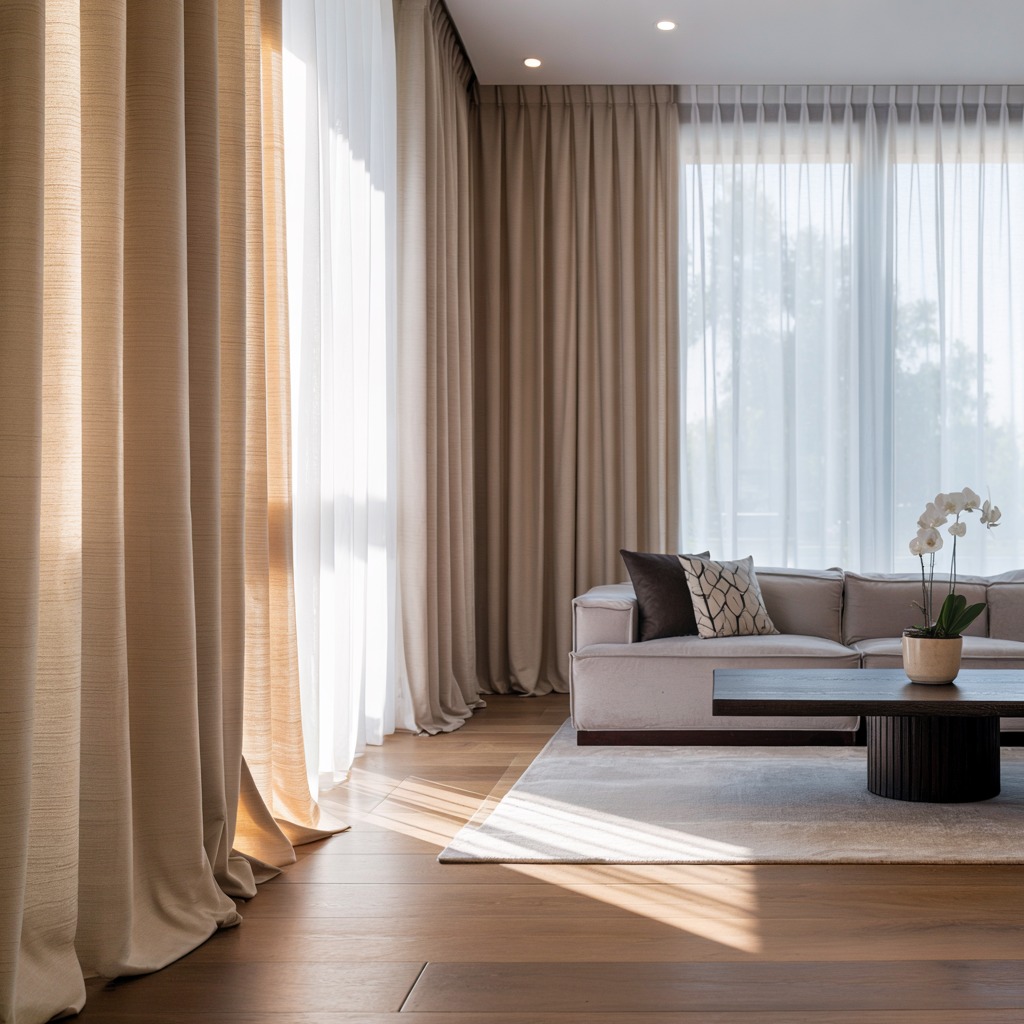 Custom curtain installation service